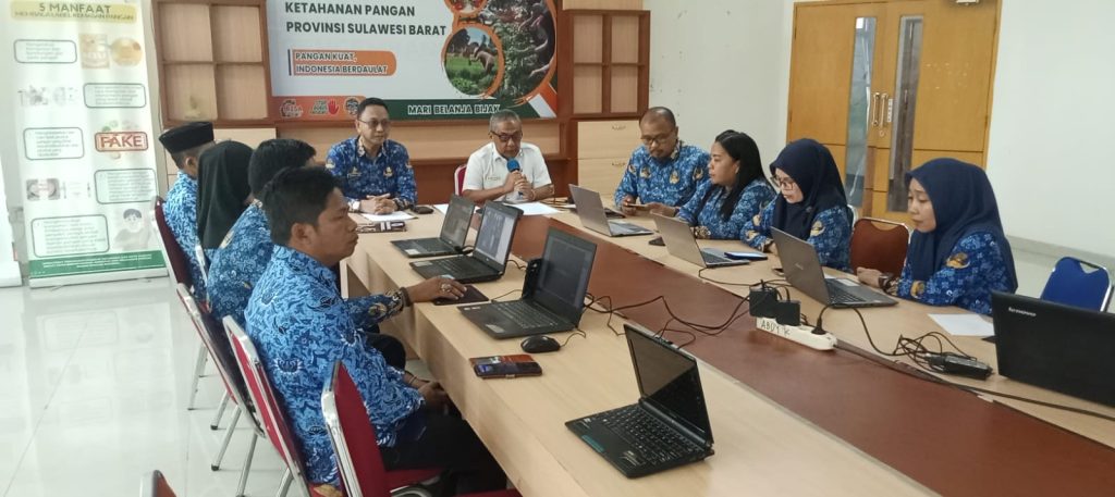Dinas Ketahanan Pangan Sulbar Bahas Langkah Strategis Implementasi Perpres 81/2024