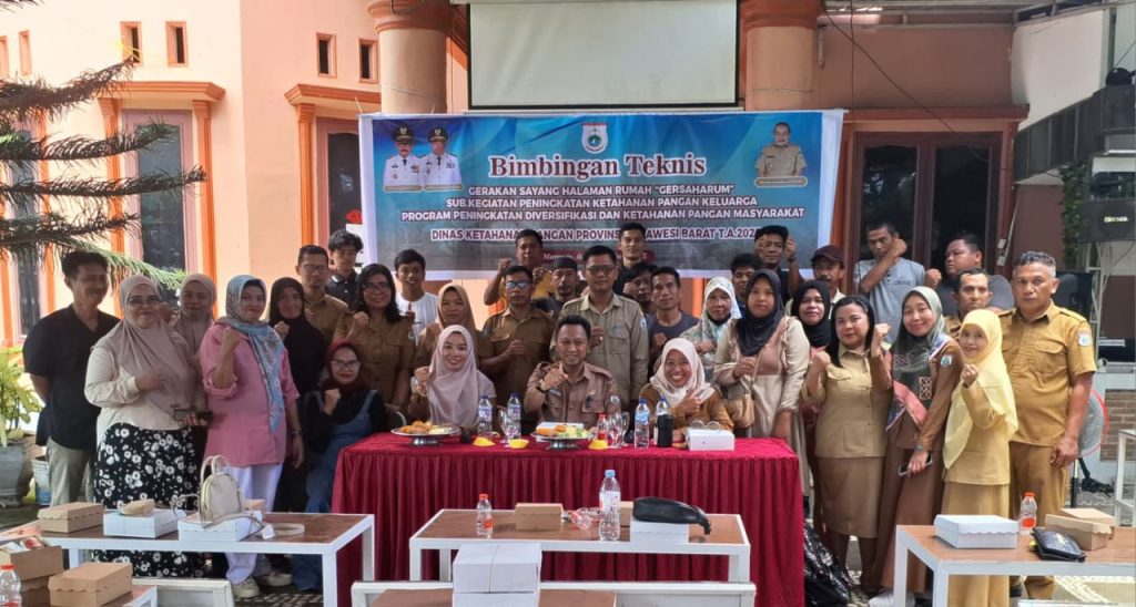 Dinas Ketahanan Pangan Sulbar Gelar Bimtek “Gersaharum” untuk Wujudkan Kemandirian Pangan Rumah Tangga