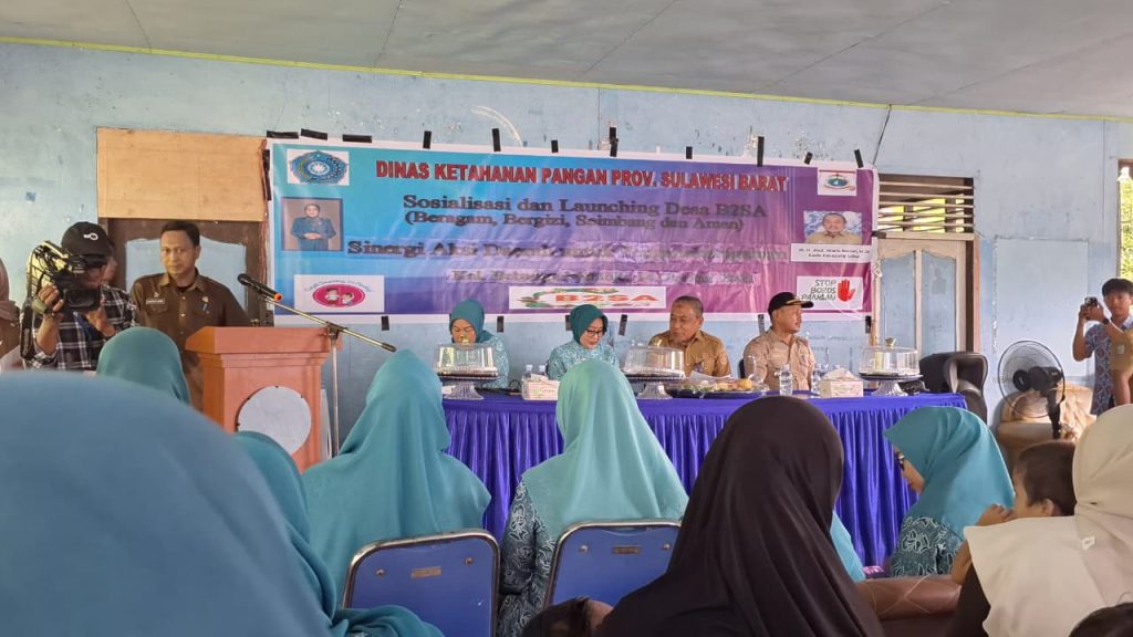 Sosialisasi dan Launching Desa B2SA di Kelurahan Bebanga, Kecamatan Kalukku, Kabupaten Mamuju